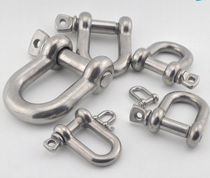 Nhiệm Vụ Nặng Nề Ngoài Trời Nâng Cắm Trại 316 Thép Không Gỉ Eu Loại <span class=keywords><strong>Dee</strong></span> Còng Cho Chuỗi Dây Dây Nâng Cắm Trại Ngoài Trời - Product Image 1