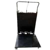 Carretilla Eléctrica Escaladora con Capacidad de Carga de 600 kg, Plataforma de Acero, Plegable, Portátil, con Múltiples Ruedas, Herramientas de Almacenamiento