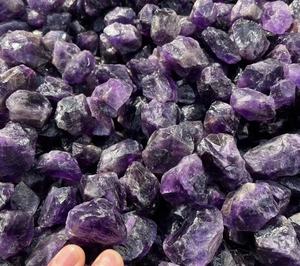 Groothandel Natuurlijke Paarse Amethist Kristal Originele Ruwe Halfedelstenen Ruwe Stenen Voor Decoratieve Ambachten - Product Image 6