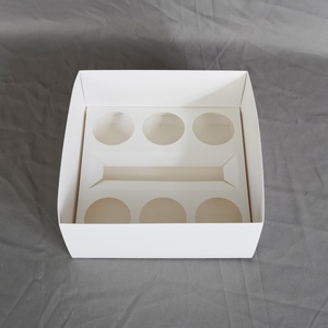Birthday Loaf Cake <b>Boxes</b> Window Loaf Wedding Personalized White Square Kraft Paper Cake Packaging Salad 6ct Bento Cupcake Box - Product Image 5