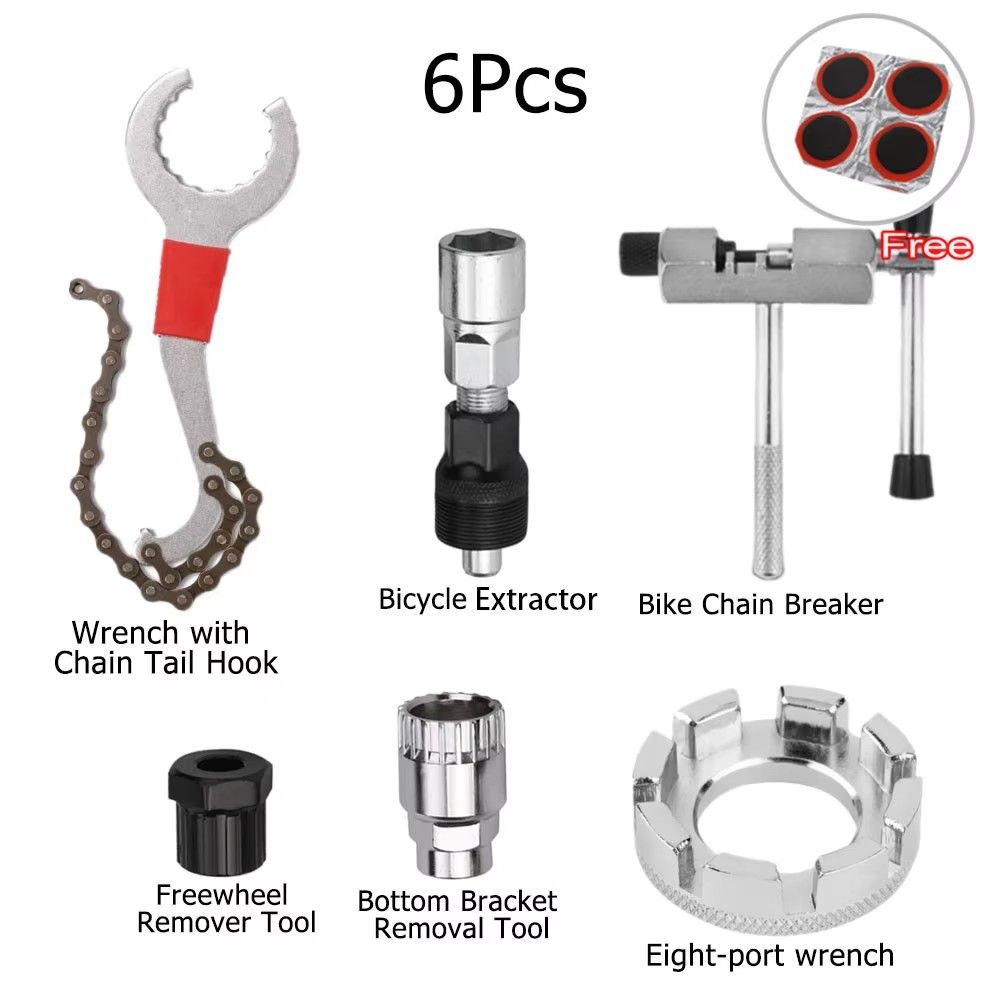 6 types d'outils de réparation blancs