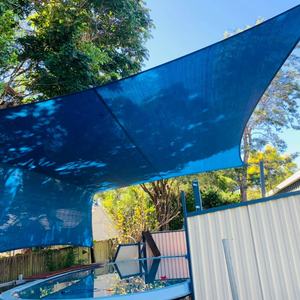 Voile pare-soleil Polyester HDPE extérieur Patio auvent voiture Parking couverture de pluie jardin cour auvents crème solaire tissu plage <span class=keywords><strong>toile</strong></span> - Product Image 1