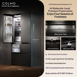 COLMO <b>Refrigerator</b> C3 Tempered Glass Auto-Defrost Flat Full-Embedded French Style 522L Four-Door Large Capacity Hous - Product Image 6