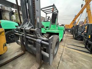 Chariot élévateur diesel Mitsubishi FD160 d'occasion, prix compétitif, 16 tonnes, fabrication japonaise, chariot lourd pour le chargement et le déchargement de conteneurs - Product Image 1