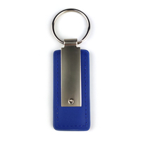Porte-clés en cuir PU personnalisé, acier inoxydable, vente en gros, best-seller, logo de voiture personnalisé avec boîte, 1 couleur, 100 pièces/sac OPP