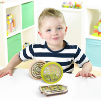 ¡Novedad de 2023! Juguetes de laberinto para niños, Mini laberinto de madera educativo, juego de mesa de madera y tablero de rompecabezas de laberinto, juguetes para niños