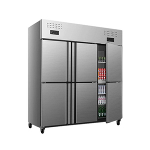 Congélateur commercial <span class=keywords><strong>double</strong></span> <span class=keywords><strong>porte</strong></span> en acier inoxydable personnalisé, réfrigération et congélation à <span class=keywords><strong>double</strong></span> température - Product Image 4