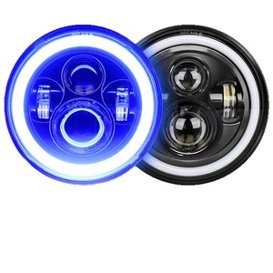 Liwiny 7 "Vòng Led Đèn Pha với cao thấp chùm 160W <span class=keywords><strong>Dot</strong></span> phê duyệt đèn pha cho Jeep wrangle Điều kiện Mới - Product Image 2