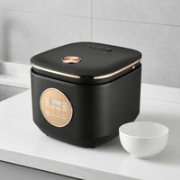 Autocuiseur multifonction numérique GB-MC355 avec minuterie, 5L, 900W, boîtier en plastique, cuve intérieure en aluminium 360g, cuiseur vapeur, cuillère, tasse à mesurer