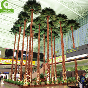 Décoration de parc d'attractions, palmier artificiel de Washington, plantes artificielles tropicales d'extérieur - Product Image 3
