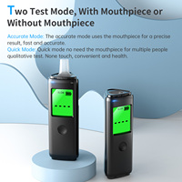 FZW HM-01 Alcootest Rechargeable de Qualité Professionnelle Portable pour Usage Personnel et Professionnel Noir Compact