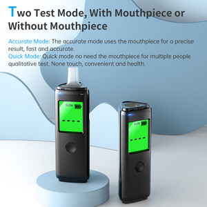 FZW HM-01 <span class=keywords><strong>Alcootest</strong></span> Rechargeable de Qualité Professionnelle Portable pour Usage Personnel et Professionnel Noir Compact - Product Image 1