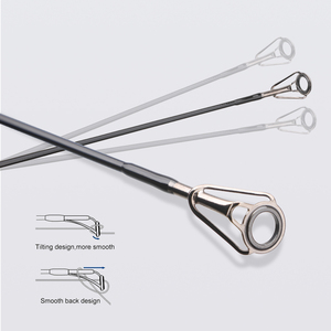 คันเบ็ดคาร์บอนไฟเบอร์แบบกำหนดเอง 3.9 เมตร 3 ท่อน รองรับน้ำหนัก 4.0 ปอนด์ สำหรับตีเหยื่อ<span class=keywords><strong>ระยะ</strong></span>ไกลพิเศษ รับน้ำหนักตะกั่วหนักได้ - Product Image 3