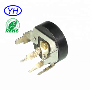 R167N D1 carbon film from 5 pins 16mm linear 10k potentiometer swivel for cheap - Product Image 1