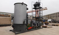 Vertikal 240kw 500kw 700kw termal uap tekanan tinggi ketel minyak batu bara bakar penggunaan industri tabung api