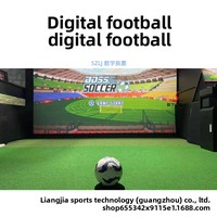 Salle d'expérience de simulateur de football numérique Liangjia, projection interactive, entraînement somatosensoriel, équipement de loisirs sportifs