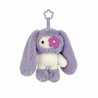 Gantungan Kunci Boneka Kelinci Bunga Pelangi Kreatif Kartun Galaxy JuJu 18CM, Dekorasi Tas Ransel, Mainan Boneka Custom, Blind Box