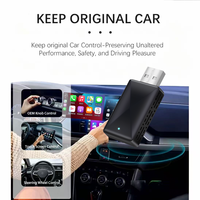 Adaptor CarPlay Nirkabel 2-in-1 Desain Klasik, Kompatibilitas Stabil, Cocok untuk Sistem Infotainment Mobil Apple dan Android.