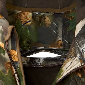 Veste de chasse en toile softshell d'hiver 100% acrylique avec capuche pliable, imperméable et coupe-vent, respirante, antibactérienne - Product Image 4