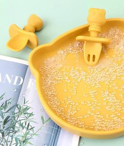 ชุดจานชามซิลิโคนแบบดูดสำหรับทารก<span class=keywords><strong>6</strong></span> + <span class=keywords><strong>เดือน</strong></span> - Product Image 3