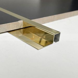 EX1023 Modern Stainless Steel Custom Profile Tile <b>Trims</b> <b>for</b> Interior Decoration Solutions Durable & Waterproof - Product Image 5
