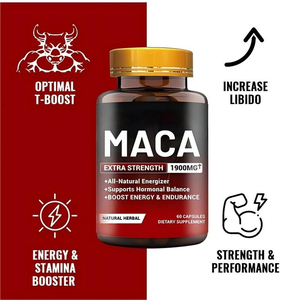 Vente en gros de capsules et comprimés d'extrait de racine de maca personnalisés, complément alimentaire naturel à base de plantes - Product Image 3