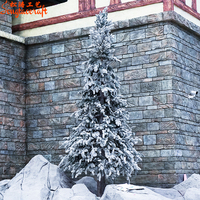 Arbre de Noël artificiel en cône de pin blanc pour décoration de table de mariage en intérieur