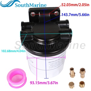 Filtre séparateur d'eau et de carburant avec <span class=keywords><strong>support</strong></span> pour <span class=keywords><strong>moteur</strong></span> de bateau Mercury MerCruiser 35-807172 802893Q01 802893T - Product Image 6