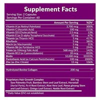 Vitamines pour la croissance des cheveux pour femmes, marque privée OEM ODM, 10000mcg Biotine Collagène, complément naturel pour les cheveux des femmes enceintes