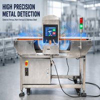 Mesin Deteksi Logam Multi Frekuensi Otomatis Sensitivitas Tinggi Bahan Stainless Steel untuk Konveyor, Food Grade, Susu, dan Roti