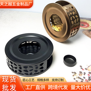 Stainless Steel Tea Warmer Round Flower Tea Heater Hot Tea Stove For Tea Ceremony Accessories - Product Image 5