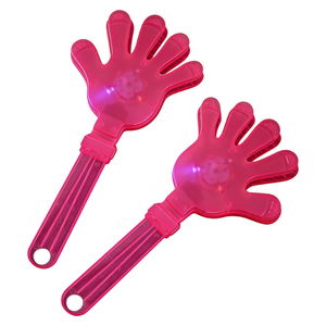 ขายส่งราคาถูก ที่ตบมือเชียร์ฟุตบอลแบบกำหนดเอง ที่ตบมือพลาสติกพร้อมไฟ LED - Product Image 2