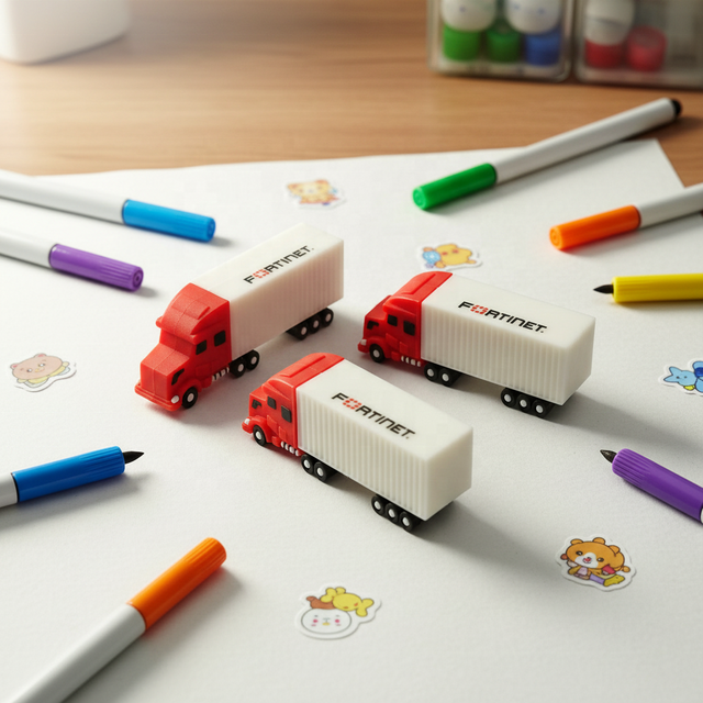 Business Gift Rubber 3D USB 3.0/Type-C Portable Cartoon Car Truck Custom USB Flash Drive 1GB-128GB Capacity Promotional Item