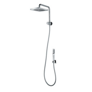 Kit de brazo de ducha CUBE Renovation con cabezal de ducha y ducha de mano cromada - Product Image 1