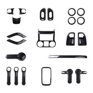 Kit de modification et de mise à niveau de l'intérieur de <span class=keywords><strong>la</strong></span> voiture en plastique brillant à motif fibre de carbone, autocollants de décoration de <span class=keywords><strong>la</strong></span> console <span class=keywords><strong>centrale</strong></span>, <span class=keywords><strong>Jeep</strong></span> <span class=keywords><strong>Grand</strong></span> <span class=keywords><strong>Cherokee</strong></span> - Product Image 5