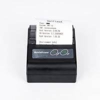 Imprimante de reçus portable 58 mm, Impresora Bluetooth 58 mm avec batterie pour imprimante de factures