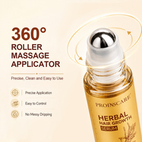 Fabricant d'huiles capillaires en gros, marque blanche, sérum capillaire biologique roll-on aux herbes et au romarin pour la croissance des cheveux, marque privée, sérum capillaire stimulant la pousse