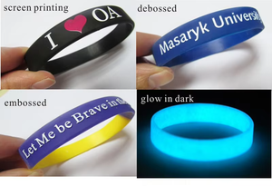 Personalized Design Brand Logo Festival Custom Silicone Wristband for Gifts - Product Image 5