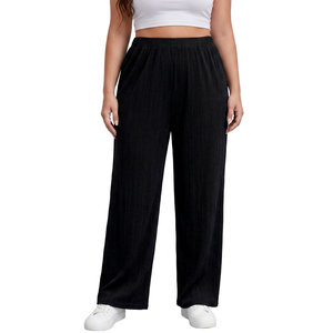 Pantalon de sport formel pour homme avec logo personnalisé, anti-plis, respirant, extensible, coupe ample, pour la gym et le fitness - Product Image 4