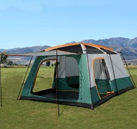 Camping Grande tente dans la nature Tente de camping imperméable Rainfly Tente de camping familiale extérieure à installation instantanée avec sac de transport