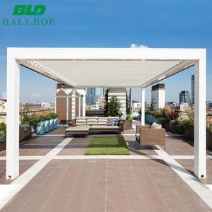 De aluminio a prueba de agua <span class=keywords><strong>terraza</strong></span> o patio gazebo motorizado aluminio bioclimática <span class=keywords><strong>pergola</strong></span> - Product Image 3