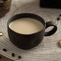 Tasse à café en céramique de style japonais, mug vintage, tasse à eau créative pour la maison et le bureau, tasse à latte art sans couvercle