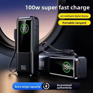Banco de Energía de 100W con Carga Súper Rápida, 20000mAh, Cargador Súper Rápido de 100W con Cable Integrado para Portátiles, Teléfonos Móviles - Product Image 4