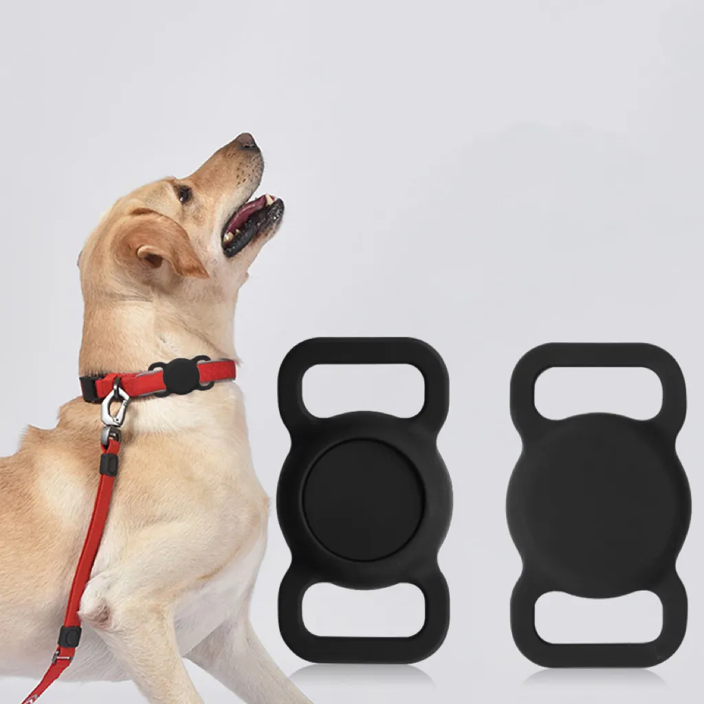 LeYi collar impermeable para mascotas productos para mascotas anti-caída perros y gatos Anti Lost Wireless Trackers funda protectora de silicona para Ap