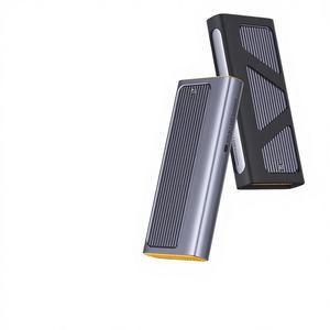 Özelleştirilmiş Alüminyum Alaşımlı Çift Protokollü Mobil Hard Disk Kutusu, NVMe/NGFF SSD için USB3.2gen2 * <span class=keywords><strong>2</strong></span> Portlu - Product Image 1