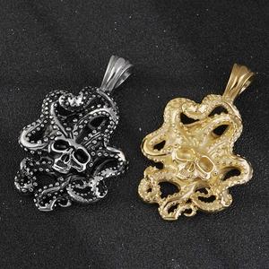 Colgante Creativo de Acero Inoxidable de Alta Calidad al por Mayor, con Diseño de Cthulhu, Animal Marino Mítico, Pulpo, Monstruo Marino, para Hombre - Product Image 4