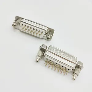Güç D-SUB yüksek kalite 9/15/25/37 Pin D-SUB erkek dişi konnektör D-SUB VGA konektörü