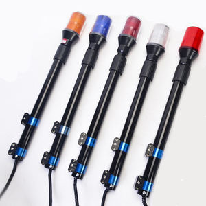 Luz led de advertencia estroboscópica para motocicleta, poste trasero giratorio de 12V y 24V para la patrulla de tráfico - Product Image 6