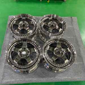 Nouvelles jantes forgées JDM 5x114.<span class=keywords><strong>3</strong></span> triple chrome 2/<span class=keywords><strong>3</strong></span> pièces de 18-19 pouces, Deep Dish Meister S1 pour A90 pour Z Skyline R34 25mm - Product Image 1