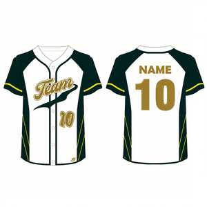 เสื้อเจอร์ซีย์เบสบอลพร้อมกางเกงขาสั้นเสื้อกีฬาเสื้อเบสบอลออกแบบได้ตามที่ต้องการดีไซน์ใหม่ฟรี - Product Image 6